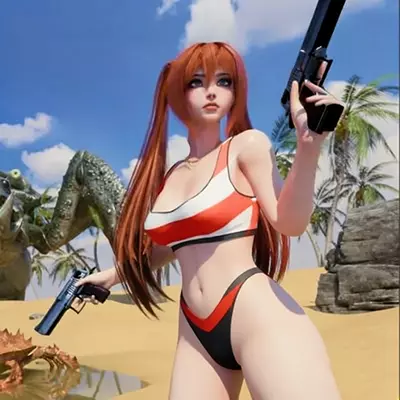 动漫女孩 沙滩阳光 Anime Girls Sun of a Beach|中文原版|